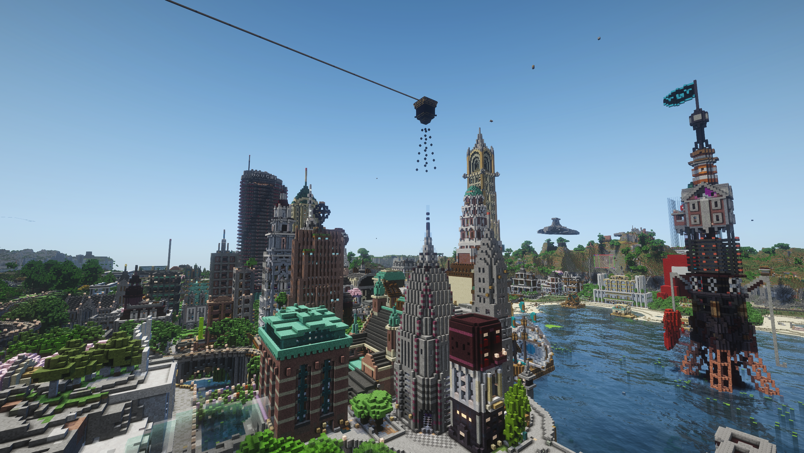 Icenia City skyline looking north